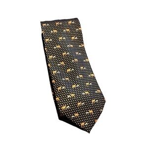 Teo Grimaldi Deer and Fawn Silk Tie Made in Italy